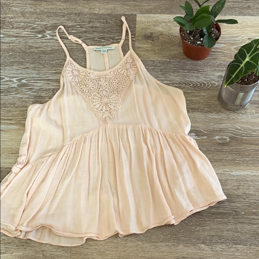 Lace detail tank